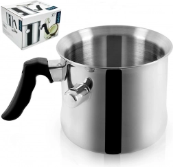 Edelstahl-Milchtopf 2,5 l mit Wasserbadmantel