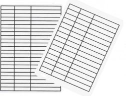 A4 Lined Notebook Underlay from Rigid Plastic