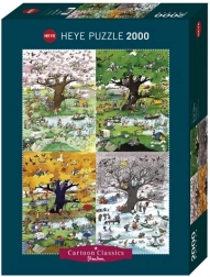 Puzzle 2000 pièces HEYE – Quatre saisons