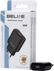30W GaN wall charger USB‑C PD 3.0, black