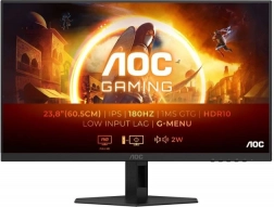 Moniteur de jeu AOC 23,8" IPS 180 Hz avec haut-parleurs, 2× HDMI et DisplayPort