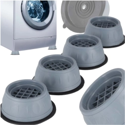 Antivibrations- und rutschfeste Unterlagen für Waschmaschine und Geschirrspüler, Set mit 4 Stück