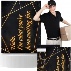 Folie-Versandtaschen Kurier 255 × 370 mm schwarz, 50 Stk.