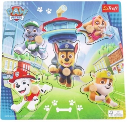 Wooden mini puzzle PAW Patrol – 5 pieces