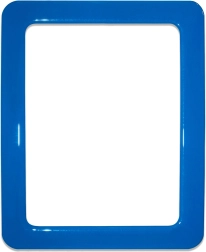 Magnetic self-adhesive frame size 19.0 x 23.8 cm - blue