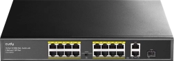 16-port PoE+ Switch with 1 SFP