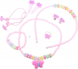 Fashion Set with Butterflies – Children's Jewelry and Hair Accessories