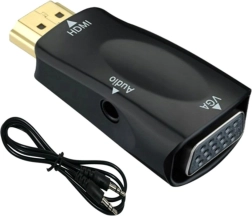 HDMI-naar-VGA-adapter met vergulde connectoren