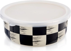 Gesuikerde kom met deksel Schaakbord 17 cm, 1 l