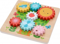 Wooden Puzzle with Gears for Children