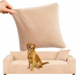 Elastische Abdeckung für das Sofa Beige RUHHY 190-230 cm