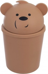 Abfalleimer Bär 1,5 l braun