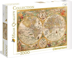 Puzzle 2000 Pieces Old World Map