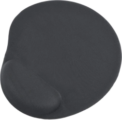 Ergonomic Black Mouse Pad with Wrist Support