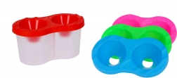 Water cup with lockable lid for arts and crafts