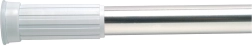 Telescopic tension rod 70–120 cm metal – white or silver