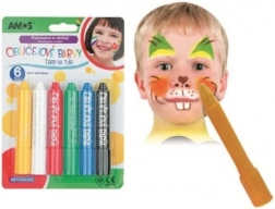 Crayons de maquillage pour le visage – set de 6 couleurs