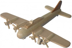 Large Wooden Model Airplane Bomber B17