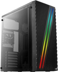 Midtower-computerkast streak RGB, zwart, USB 3.0