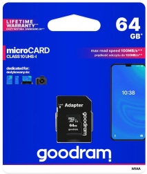 Geheugenkaart Goodram microSD 64GB