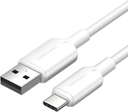 USB-Kabel USB-A auf USB‑C 3A 1 m weiß Vention