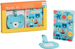 Documentenhoes en bagagelabel beertje PETIT COLLAGE