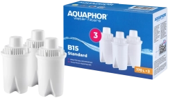 Lot de cartouches filtrantes pour carafe AQUAPHOR B15 Standard – 3 pcs