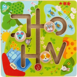 Lucy & Leo Sunny Valley – wooden motor skills maze