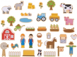 Bigjigs Toys Holzmagnete Bauernhof