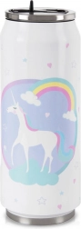 Thermobecher in Dosenform 500 ml mit Einhorn-Motiv Orion