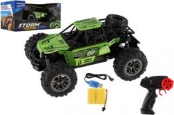 Voiture tout-terrain RC buggy verte 22 cm