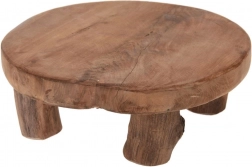 Wooden serving board on legs 20 cm