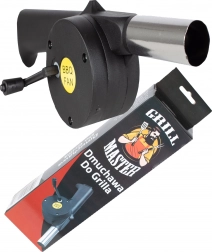 Handgeführter Grillbläser mit Kurbel