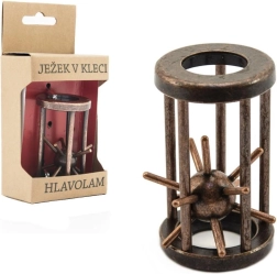 Metalen puzzel Egel in de kooi