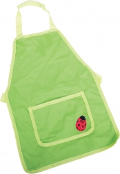Groene kindertuin-schort met lieveheersbeestje BIGJIGS TOYS