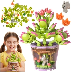 Maxy kreative 3D-Konstruktionsbausteine – Blume, 172 Teile