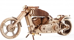 Holzpuzzle 3D Motorrad UGEARS – mechanisches Modell ohne Kleben