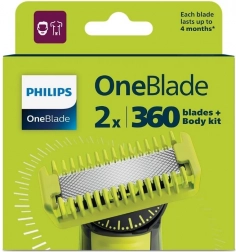 Lames de rechange Philips OneBlade 360 avec Body Kit