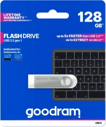 USB Flash Drive UNO3 128GB USB 3.2 Gen1 zilver