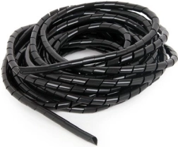 Cable organizer - spiral 12 mm 10 m black