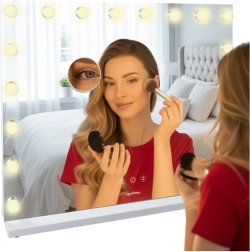 Kosmetische LED-spiegel SOULIMA 80 × 62 cm met helderheids- en kleurregeling