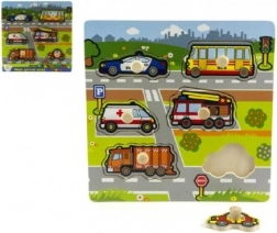 Puzzle en bois Mon premier véhicule