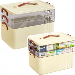 Medikamenten-Organizer – geräumige mehrstöckige Hausapotheke