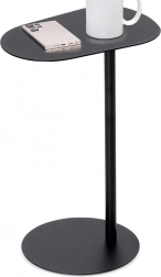 Metall-Beistell-/Couchtisch, schwarz, 35 × 25 × 53 cm