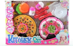 Set en plastique de vaisselle et d’aliments pour enfants