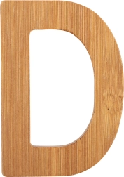 Bamboo Letter D by Small Foot