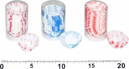 Bunte Papier-Pralinenförmchen, 200 Stk (Ø 3 cm, Höhe 1,5 cm)