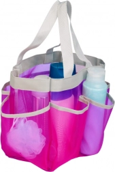 Rosa Strand-Netztasche für Spielzeug