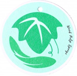 Natural Dish Sponge - Green