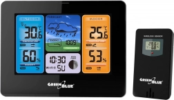 wifi-weerstations tuya met kleurendisplay